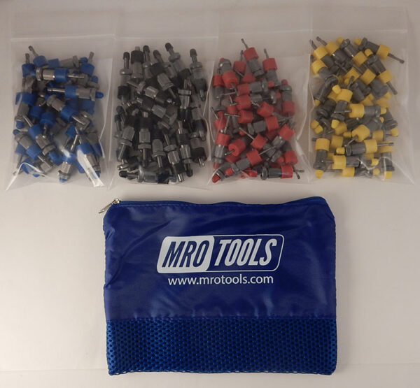 SSL4S100 No-Mar Sheet Metal Fasteners 100 Piece Kit w/ Carry Bag