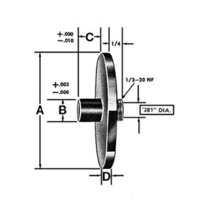 Dotco Router Guides For Router Bits with 1/4'' Shanks