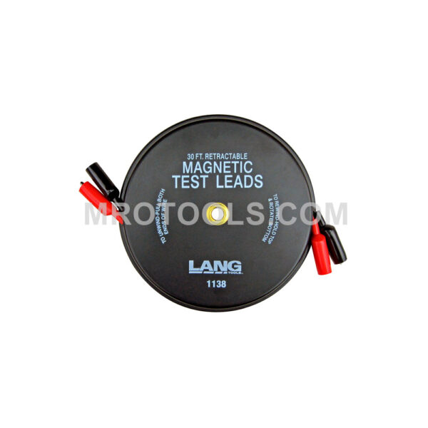 1138 Lang Magnetic Retractable Test Leads - 2 Leads X 30 feet