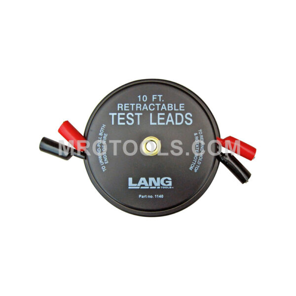 1140 Lang Retractable Test Leads - 2 Leads X 10 feet