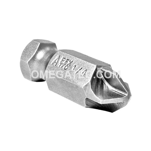 170-1/4 Apex Brand Torq-Set 1/4'' Power Drive Bits, 7/16'' Hex Drive