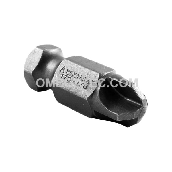 170-3/8 Apex Brand Torq-Set 3/8'' Power Drive Bits, 7/16'' Hex Drive