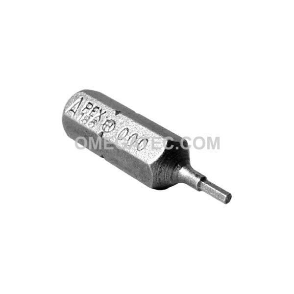 185-000X Apex Brand 1/4'' Socket Head (Hex-Allen) Insert Bits