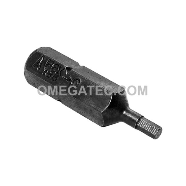 185-0X Apex Brand 1/4'' Socket Head (Hex-Allen) Insert Bits