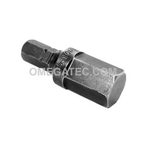 185-10MM Apex Brand 1/4'' Socket Head (Hex-Allen) Insert Bits, Metric