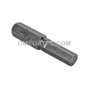 185-4X Apex Brand 1/4'' Socket Head (Hex-Allen) Insert Bits