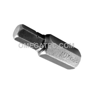 185-8X Apex Brand 1/4'' Socket Head (Hex-Allen) Insert Bits