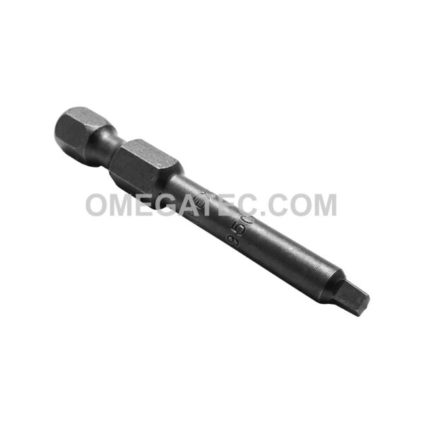 1950-1X Apex Brand #1 Square Recess 1/4'' Power Drive Bit, Turned Body