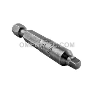 1950-3X Apex Brand #3 Square Recess 1/4'' Power Drive Bit, Turned Body