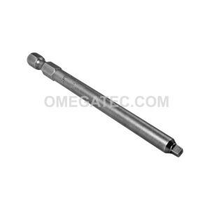 1953-2X Apex Brand #2 Square Recess 1/4'' Power Drive Bit, Turned Body
