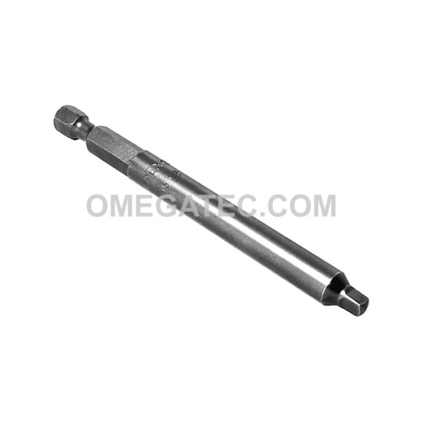1953-3X Apex Brand #3 Square Recess 1/4'' Power Drive Bit, Turned Body
