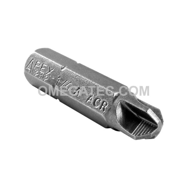 212-1/4A-ACR Apex Brand Torq-Set 1/4 Insert Bits With ACR, 5/16'' Hex Drive