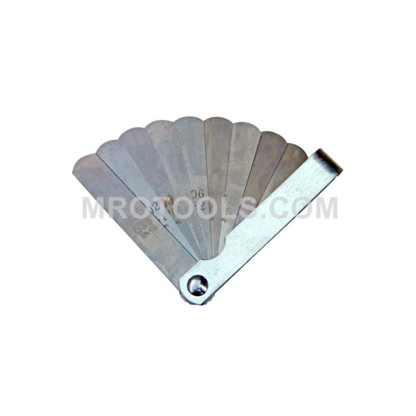 21A Lang 9 Blade Feeler Gauge With Rule