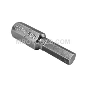 315-5MM Apex Brand 5/16'' Socket Head (Hex-Allen) Insert Bits, Metric