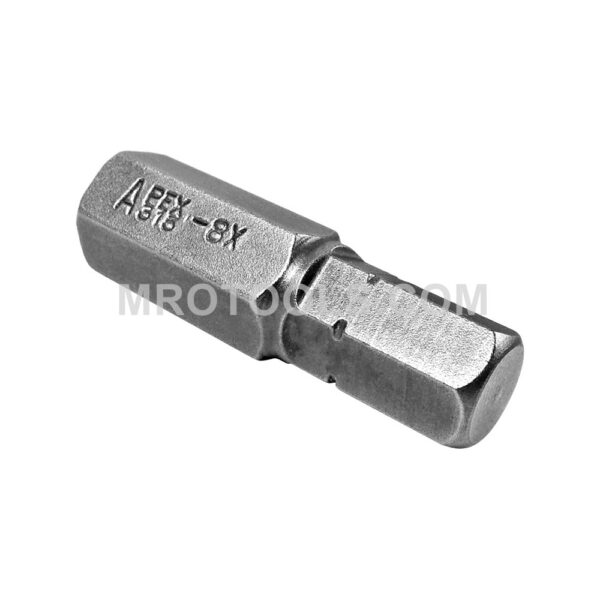 315-8X Apex Brand 5/16'' Socket Head (Hex-Allen) Insert Bits