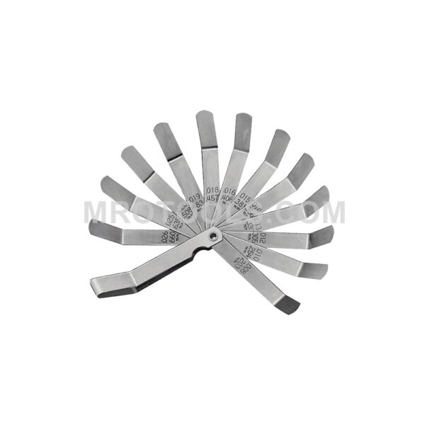 39A Lang 12 Blade Offset Feeler Gauge 4'' Long