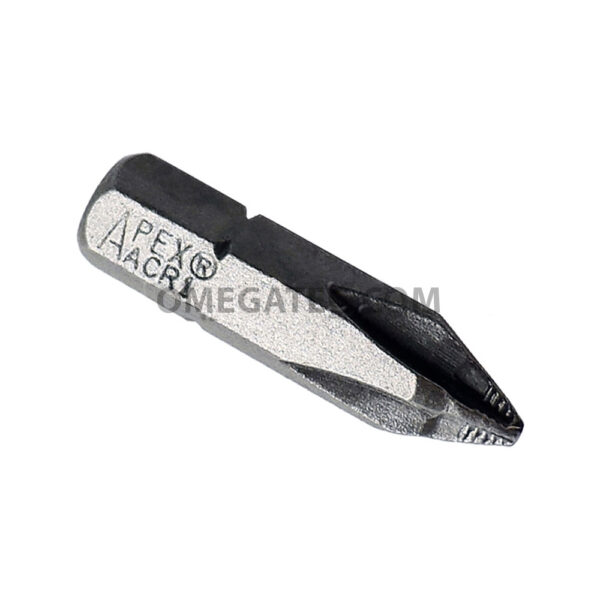 440-1-ACR1X Apex Brand #1 Phillips ACR Insert Bits, 1/4'' Hex Drive