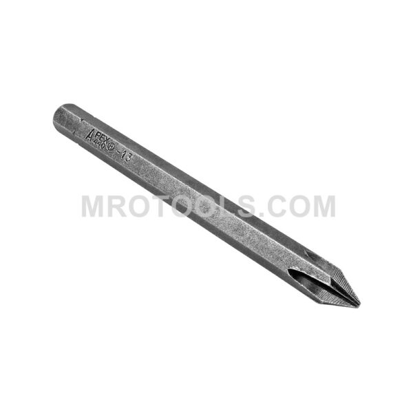 440-13X Apex Brand #1 Phillips Insert Bits, 1/4'' Hex Drive