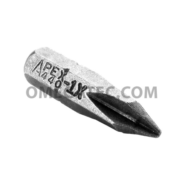 440-1X Apex Brand #1 Phillips Insert Bits, 1/4'' Hex Drive