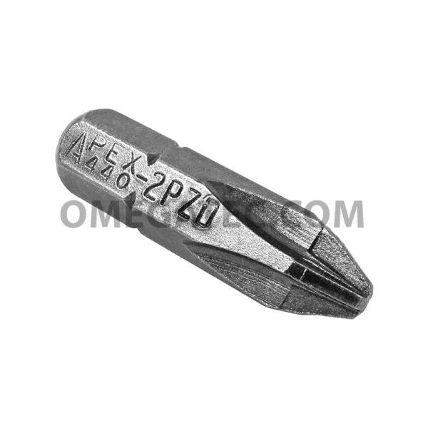 440-2-PZDX Apex Brand 1/4'' Pozidriv #2 Insert Bits