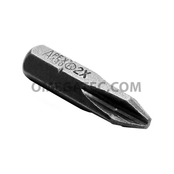 440-2X Apex Brand #2 Phillips Insert Bits, 1/4'' Hex Drive
