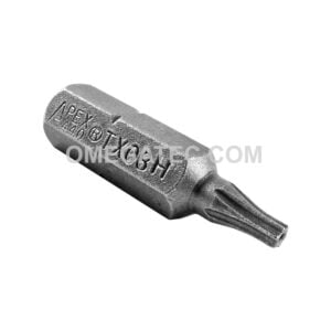 440-TX-08-H Apex Brand 1/4'' Torx Insert Bits, Tamper Resistant