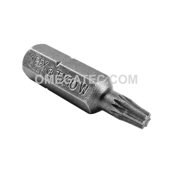 440-TX-10-W Apex Brand 1/4'' Torx Insert Bits, Torxalign