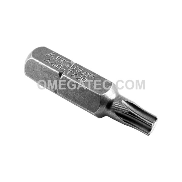 440-TX-20X Apex Brand 1/4'' Torx Insert Bits