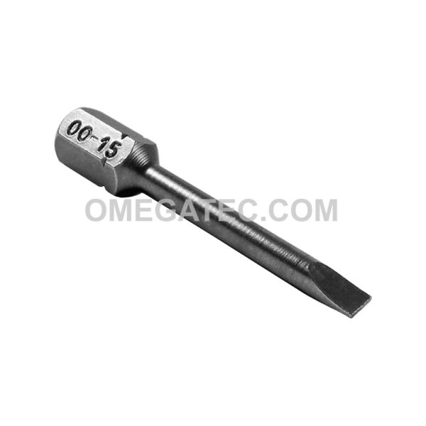 445-00-15X Apex Brand 1/4'' Slotted Insert Bits - Limited Clearance
