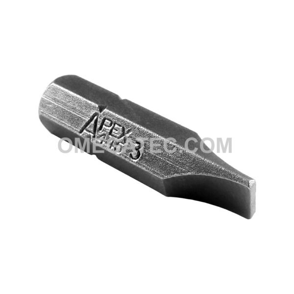 445-3X Apex Brand 1/4'' Slotted Insert Bits