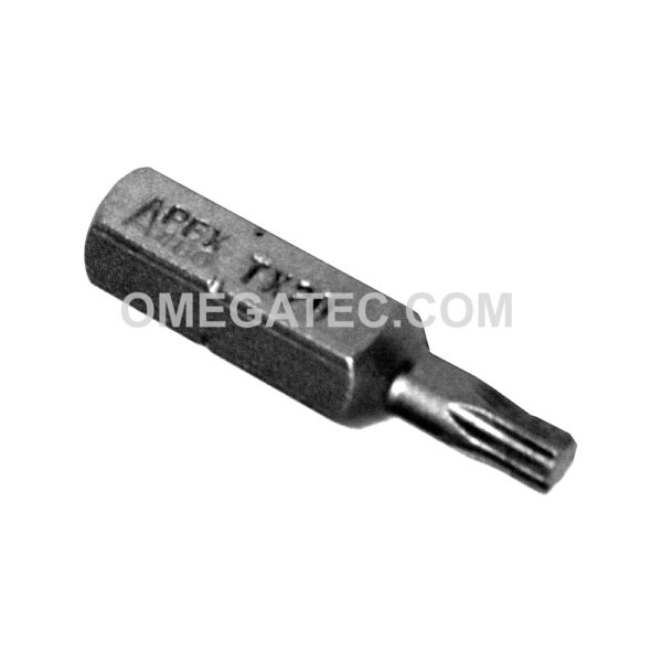 480-TX-20X Apex Brand 5/16'' Torx Insert Bits
