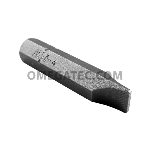 485-4X Apex Brand 5/16'' Slotted Insert Bits