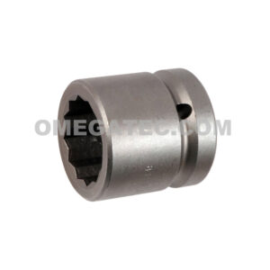 8144-D Apex Brand 1-3/8'' 12-Point Standard Impact Socket, 1'' Square Drive