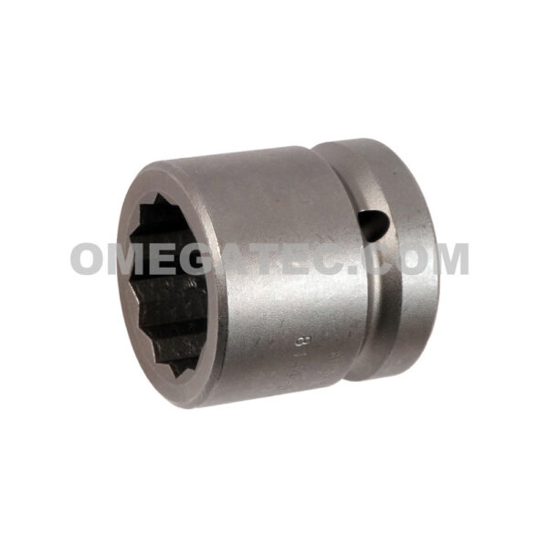8144-D Apex Brand 1-3/8'' 12-Point Standard Impact Socket, 1'' Square Drive