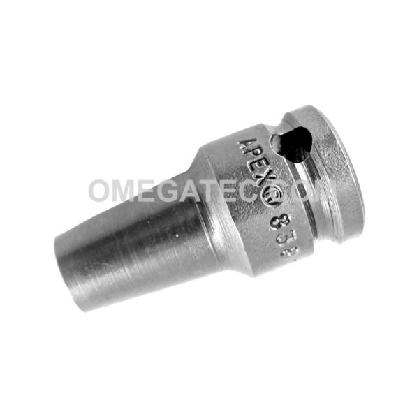 835-SC Apex Brand 3/8'' Square Drive Bit-Holder, With Screw Clearance