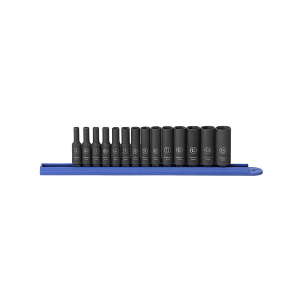 84909 GearWrench 14pc 1/4'' Drive 6 Point Deep Impact Metric Socket Set