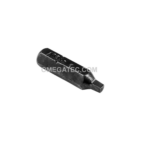 950-1X Apex Brand #1 Square Recess 1/4'' Insert Bit