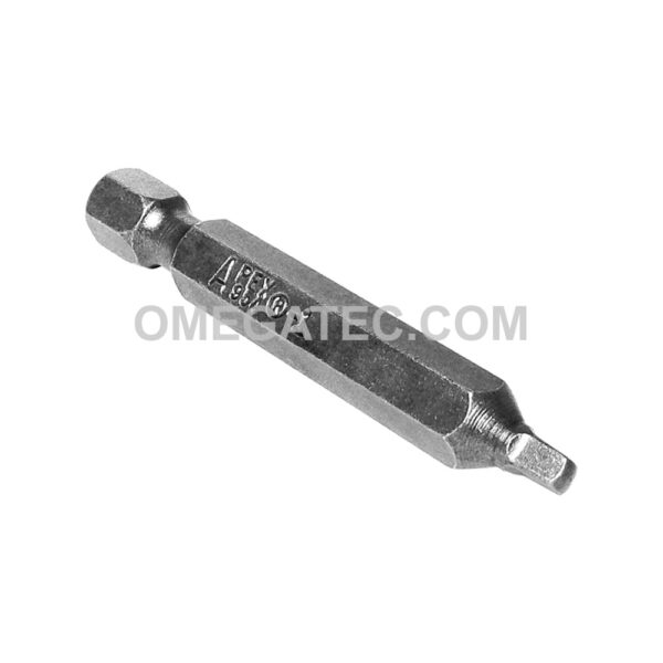 954-1X Apex Brand #1 Square Recess 1/4'' Power Drive Bit