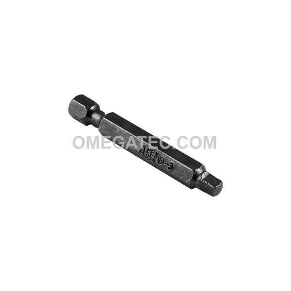 954-3X Apex Brand #3 Square Recess 1/4'' Power Drive Bit