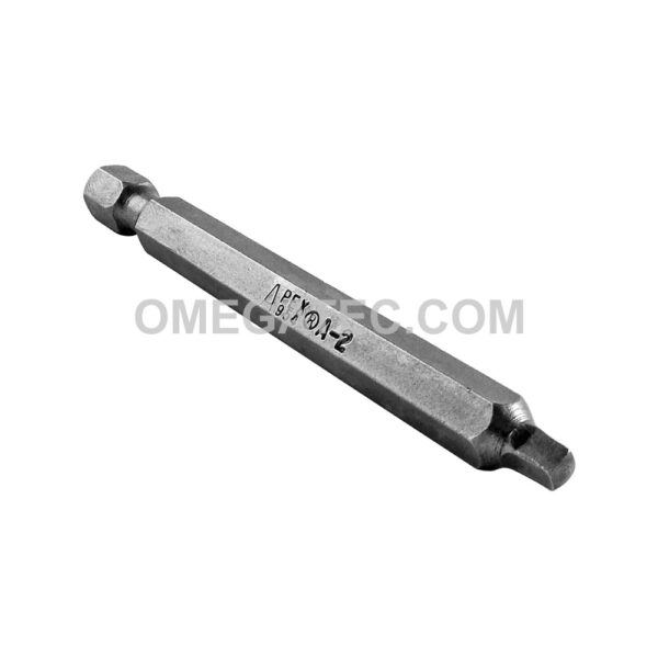 954-A-2X Apex Brand #2 Square Recess 1/4'' Power Drive Bit