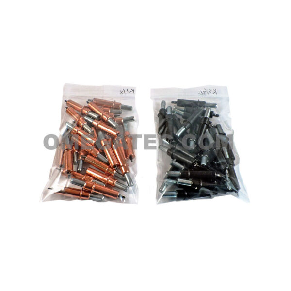 MRO Tools K3S50-2 Standard 25 1/8'' & 25 5/32'' Cleco Fasteners Kit w/ Carry Bag