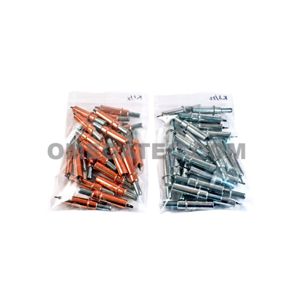 MRO Tools K3S50-3 Standard 25 1/8'' & 25 3/32'' Cleco Fasteners Kit w/ Carry Bag