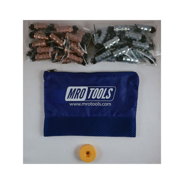 MRO Tools KHN4S50-3 Standard Hex-Nut 25 1/8'' & 25 3/32'' Cleco Fasteners Kit w/ HBHT Tool & Carry Bag