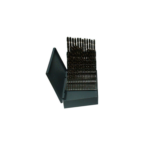 COJO60W Omega Technologies 60PC Jobber Drill Bit Set, #1 - 60 (Wire Gauge Sizes) Cobalt Steel