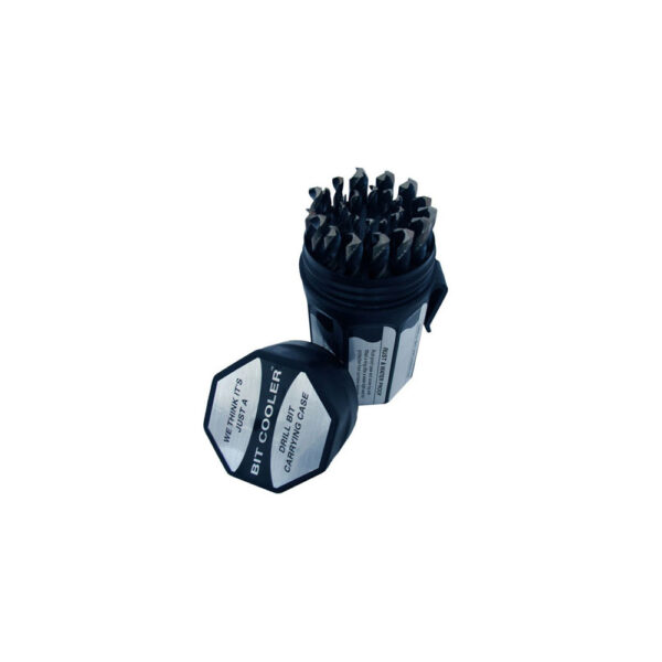 HSJO29FP Omega Technologies 29PC Jobber Drill Bit Set, 1/16 - 1/2 (1/64 Increments) HSS Surface Treated, Plastic Case