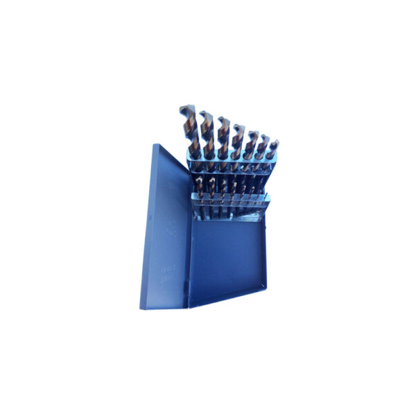 HSJOHD15F Omega Technologies 15PC Jobber Drill Bit Set, 1/16 - 1/2 (1/32 Increments) HSS Black and Gold