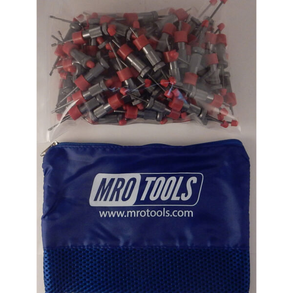 SEL2S100-3/32 No-Mar 3/32'' Sheet Metal Fasteners 100 Piece Kit w/ Carry Bag