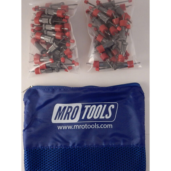 SEL2S50-3/32 No-Mar 3/32'' Sheet Metal Fasteners 50 Piece Kit w/ Carry Bag
