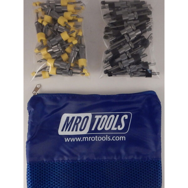 SEL3S100-1 No-Mar 50 1/8'' & 50 3/16'' Sheet Metal Fasteners Kit w/ Carry Bag