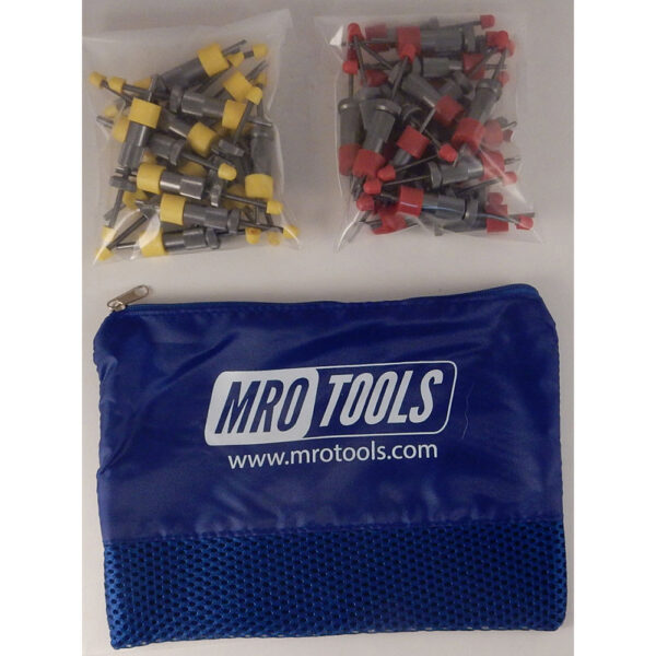 SEL3S50-3 No-Mar 25 1/8'' & 25 3/32'' Sheet Metal Fasteners Kit w/ Carry Bag